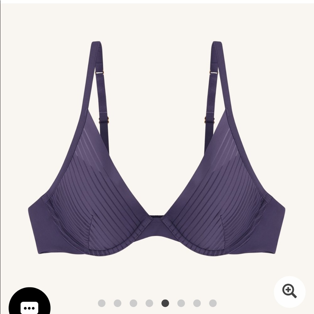 24/7 Seamless Stripe Plunge Bra